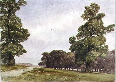 View in Hyde Park by William Callow